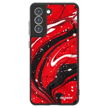 Picasee ULTIMATE CASE PowerShare pro Samsung Galaxy S21 FE 5G - Red black