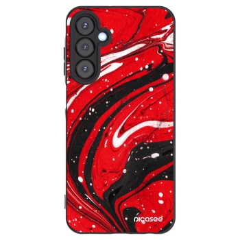 Picasee silikonový černý obal pro Samsung Galaxy A25 A256B 5G - Red black