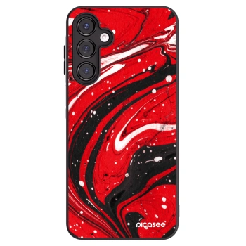 Picasee silikonový černý obal pro Samsung Galaxy A16 5G - Red black