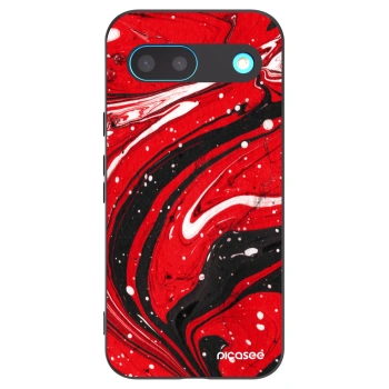 Picasee silikonový černý obal pro Google Pixel 8 - Red black