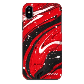 Obal pro Apple iPhone XS Max - Red black