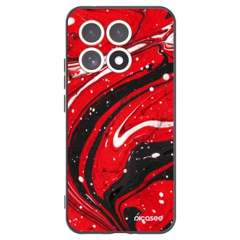 Picasee silikonový černý obal pro Xiaomi 15T - Red black