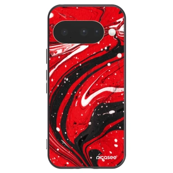 Picasee silikonový černý obal pro Google Pixel 10 - Red black