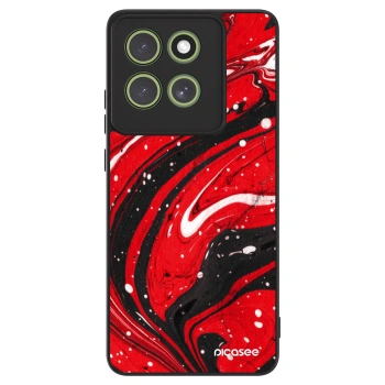 Obal pro Motorola Moto G86 Power 5G - Red black