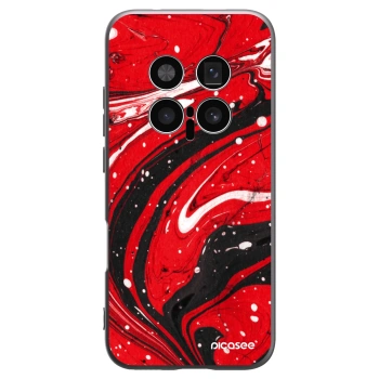 Picasee silikonový černý obal pro Honor Magic8 Pro 5G - Red black