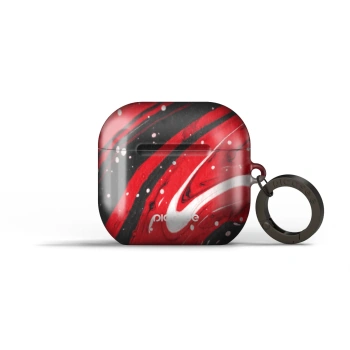 Obal pro Apple AirPods 4 - Red black