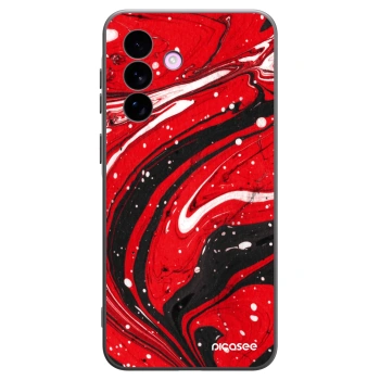 Picasee silikonový černý obal pro Samsung Galaxy A57 5G - Red black