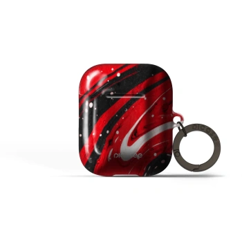 Obal pro Apple AirPods 2 - Red black