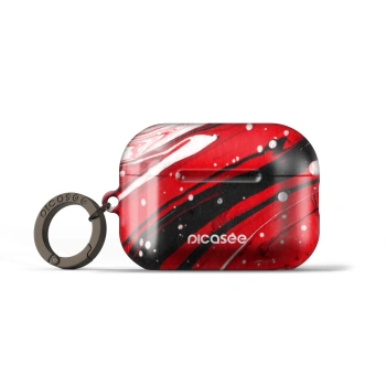 Obal pro Apple AirPods Pro 1 - Red black