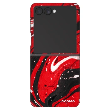 Picasee Fashion Case pro Samsung Galaxy Z Flip7 5G - Red black