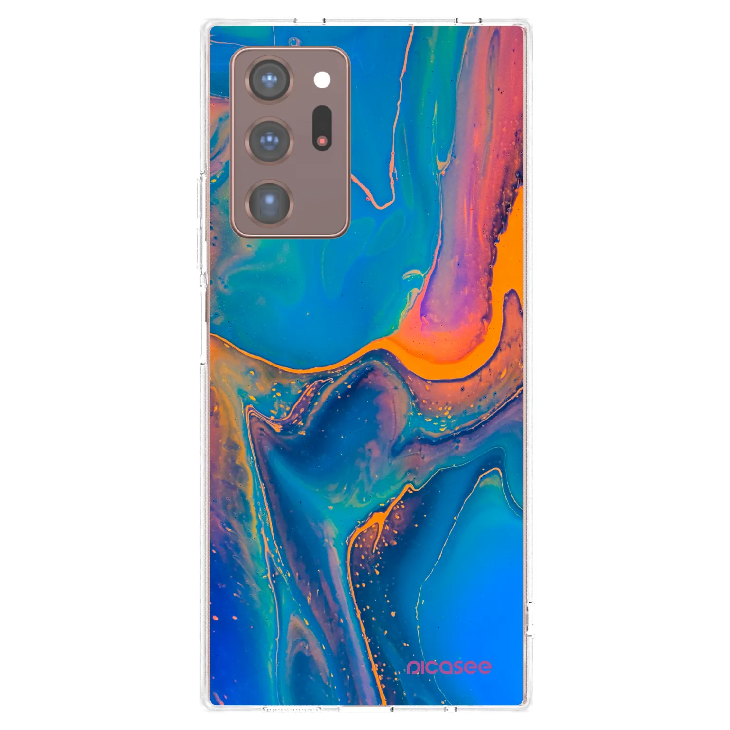 Picasee silikonový průhledný obal pro Samsung Galaxy Note 20 Ultra - Rainbow