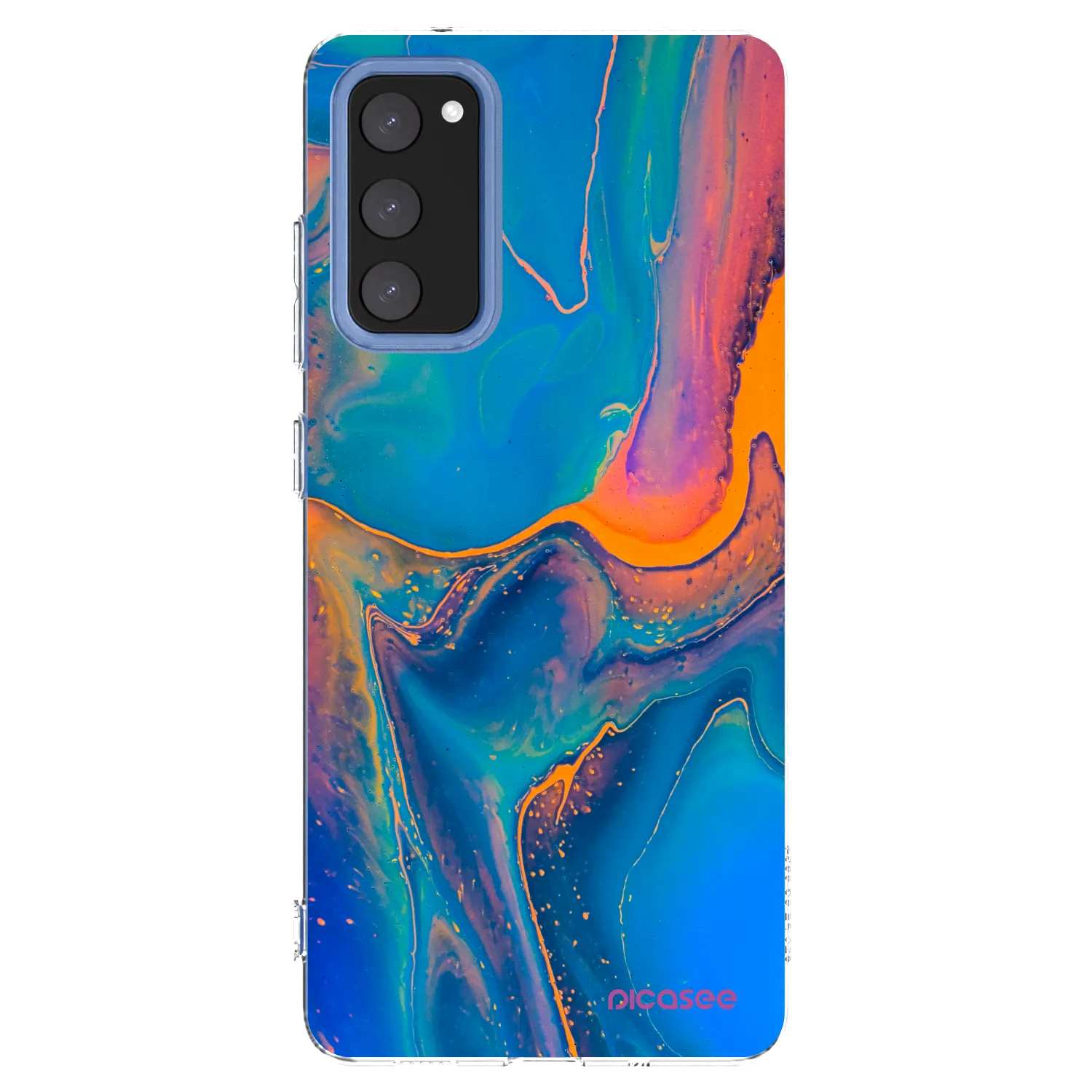 Picasee silikonový průhledný obal pro Samsung Galaxy S20 FE - Rainbow