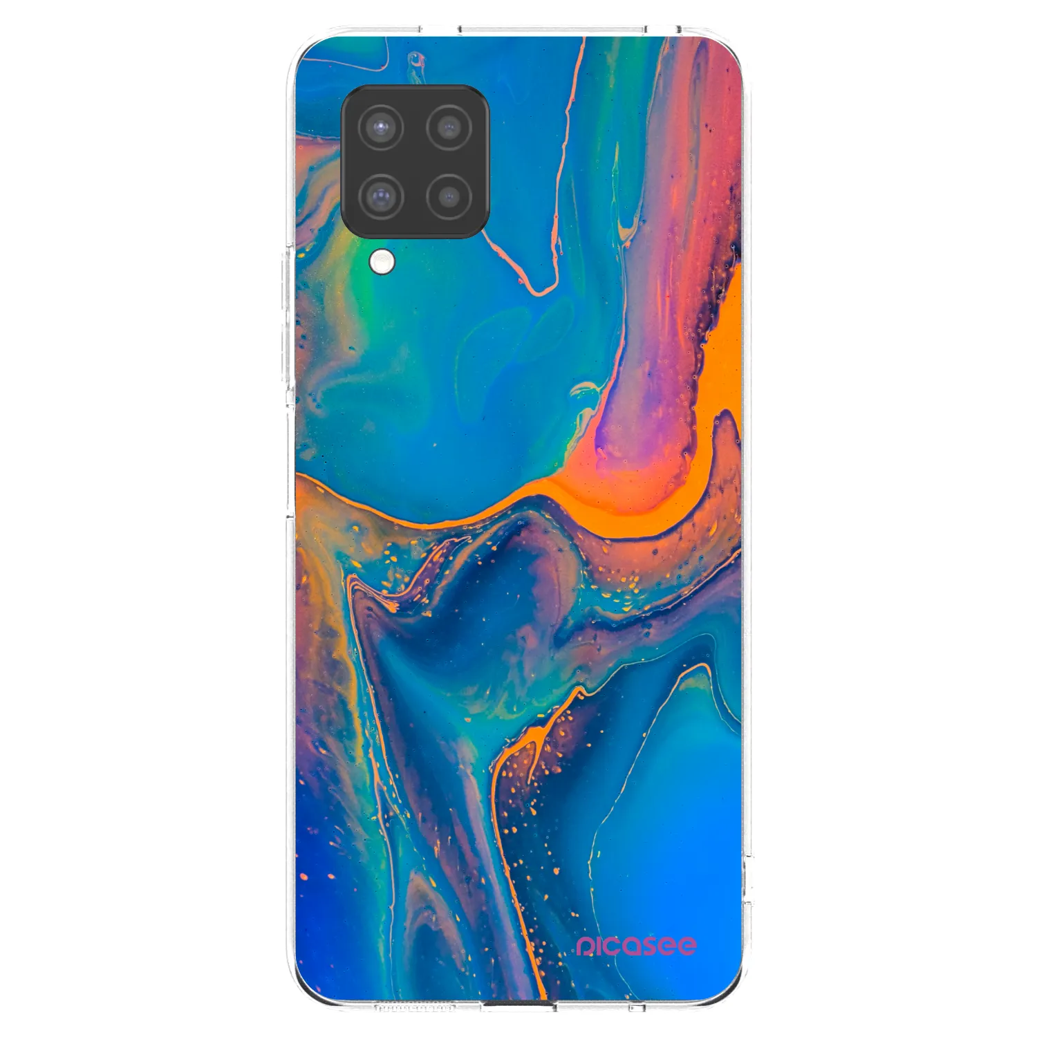 Picasee silikonový průhledný obal pro Samsung Galaxy A42 A426B - Rainbow