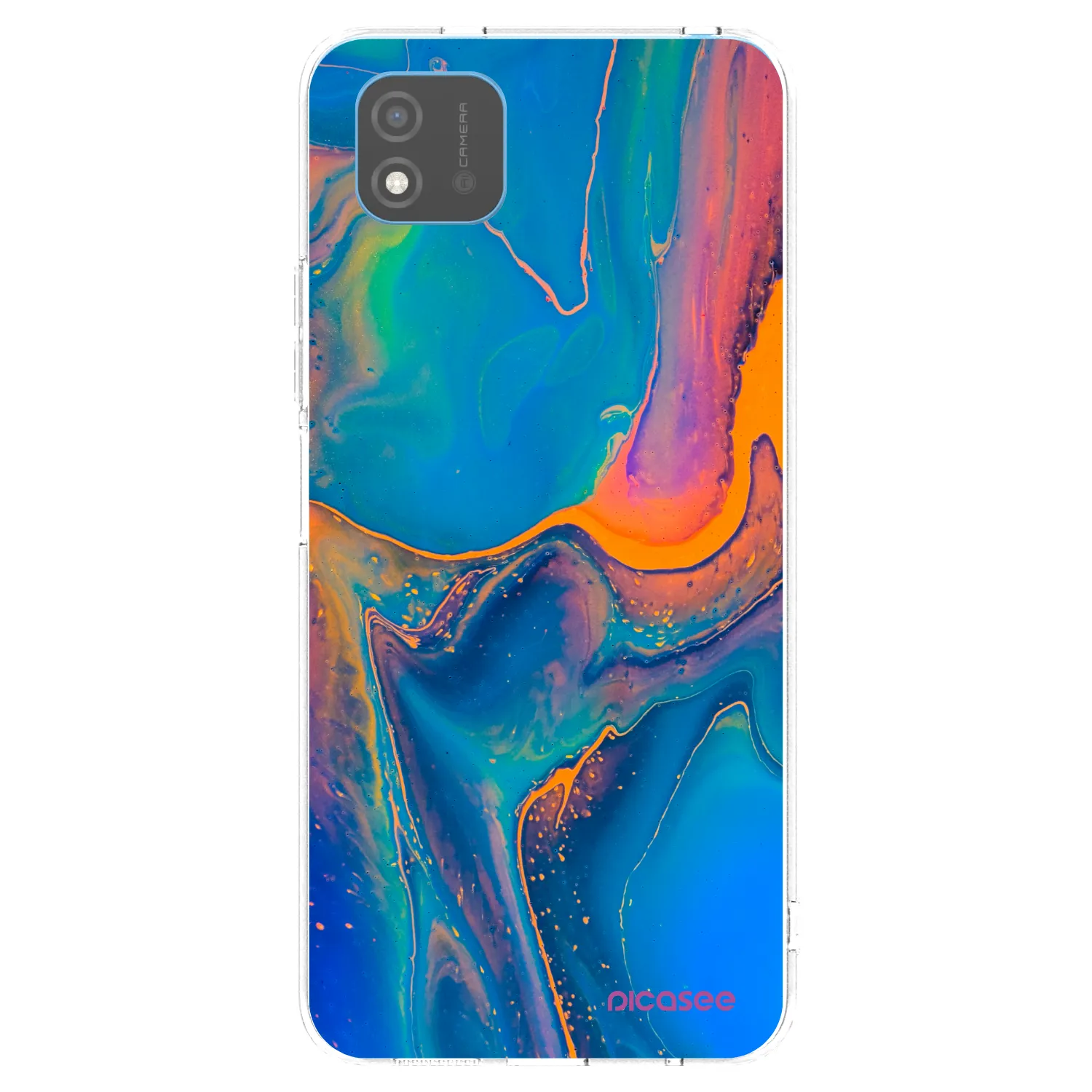 Picasee silikonový průhledný obal pro Realme C11 (2021) - Rainbow