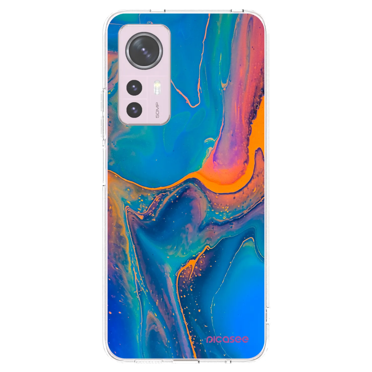 Picasee silikonový průhledný obal pro Xiaomi 12 - Rainbow
