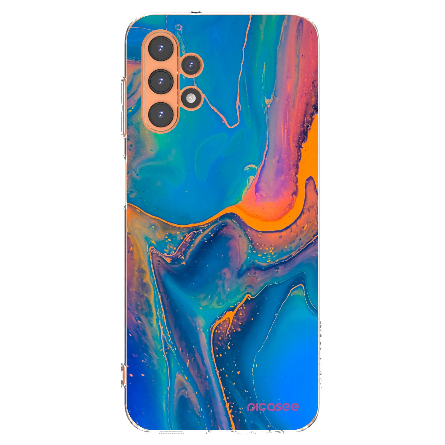 Picasee silikonový průhledný obal pro Samsung Galaxy A13 4G A135 - Rainbow