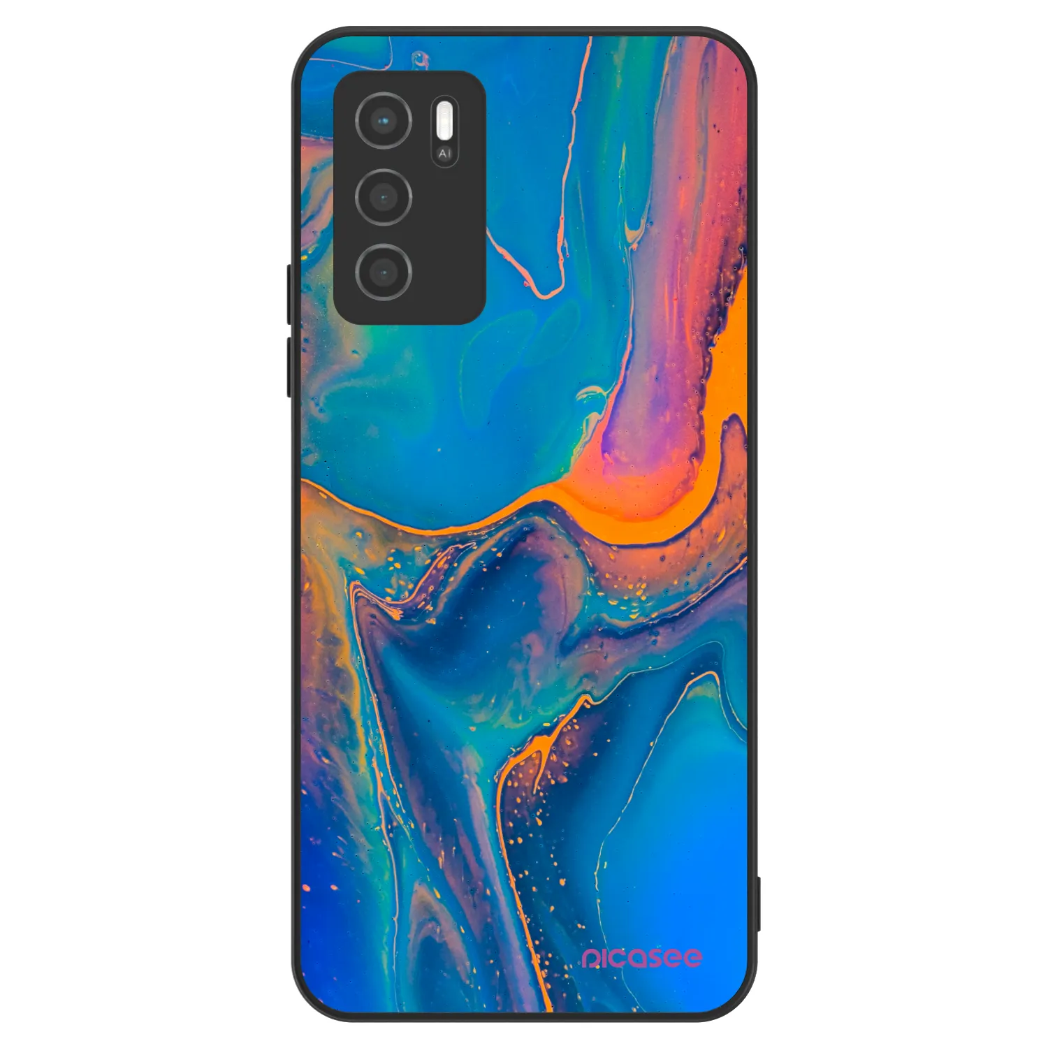Picasee ULTIMATE CASE pro OPPO A16 - Rainbow