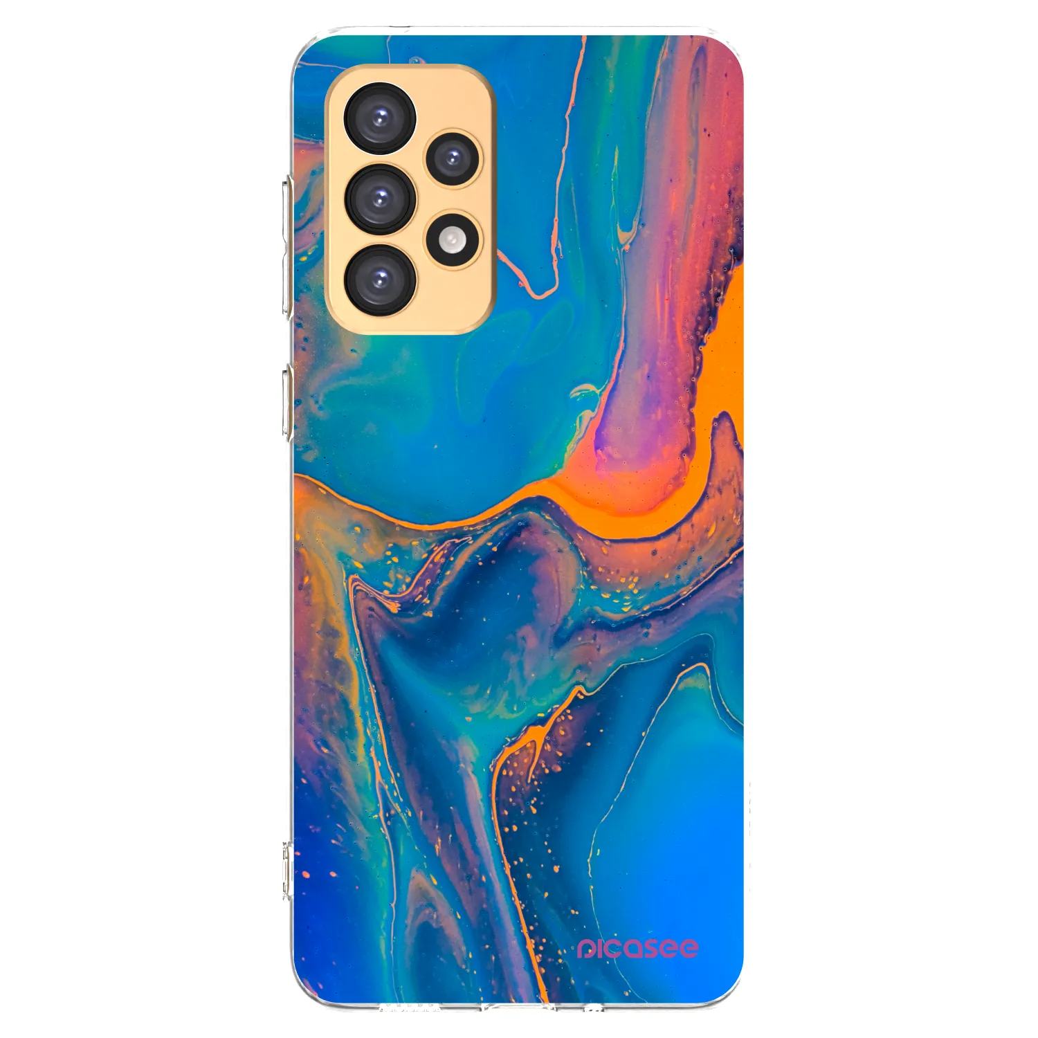 Picasee silikonový průhledný obal pro Samsung Galaxy A33 5G A336 - Rainbow
