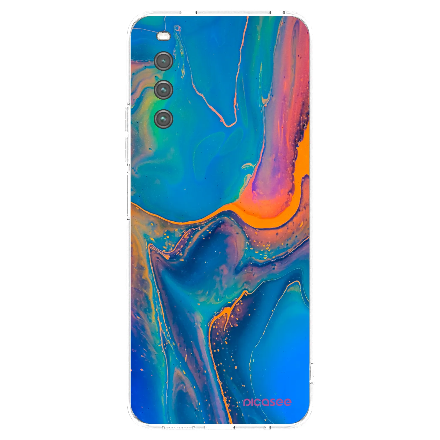 Picasee silikonový průhledný obal pro Sony Xperia 10 IV 5G - Rainbow