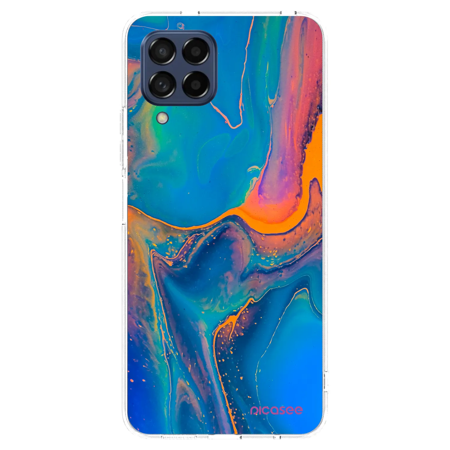 Picasee silikonový průhledný obal pro Samsung Galaxy M53 5G - Rainbow