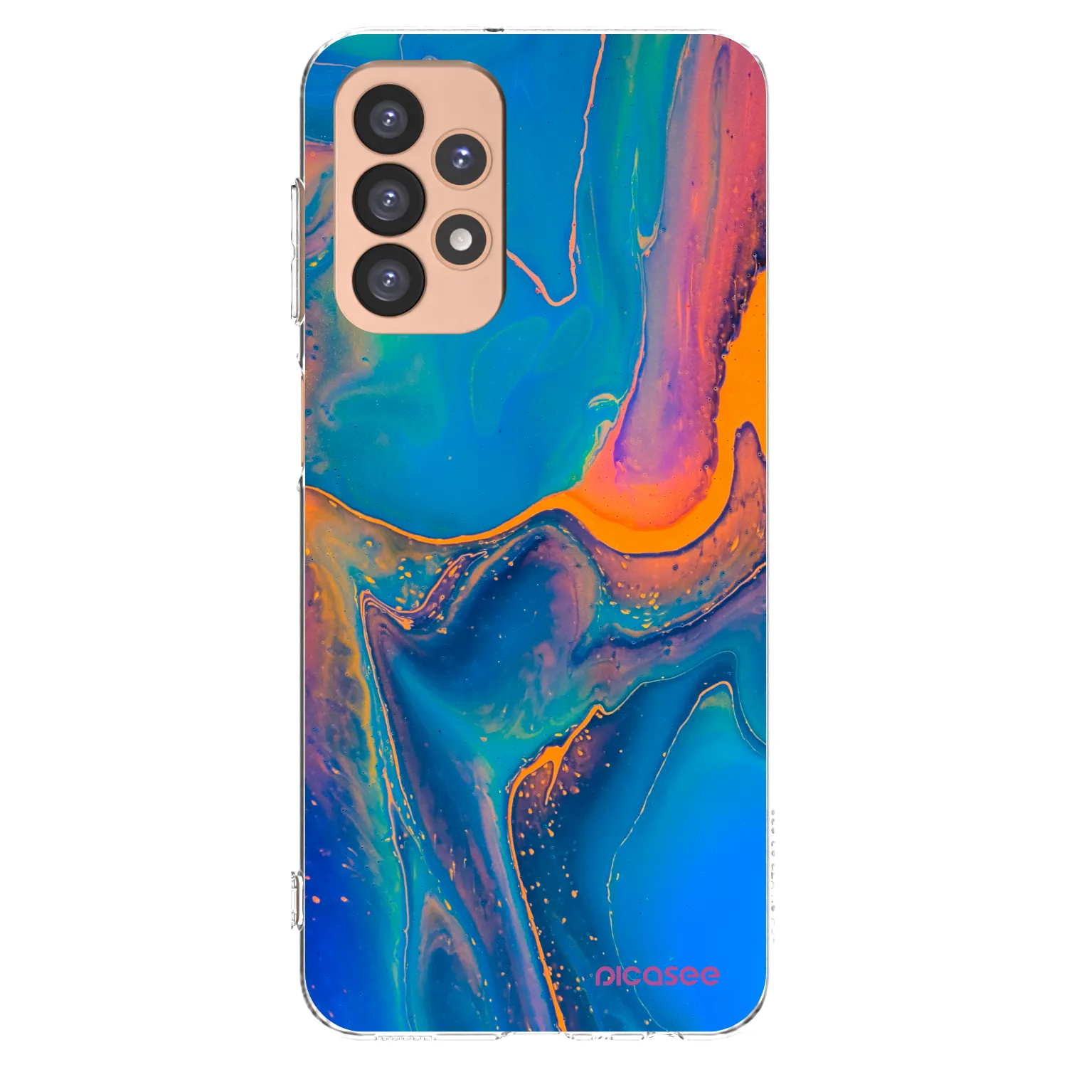 Picasee silikonový průhledný obal pro Samsung Galaxy A23 A236B 5G - Rainbow