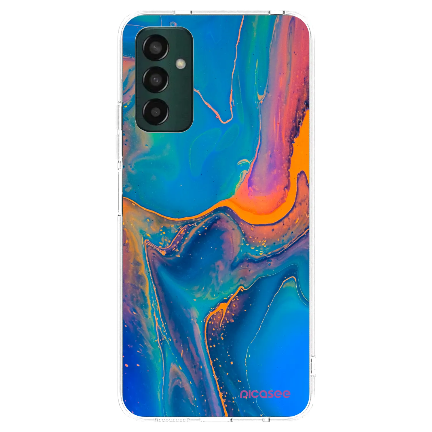 Picasee silikonový průhledný obal pro Samsung Galaxy M23 5G - Rainbow