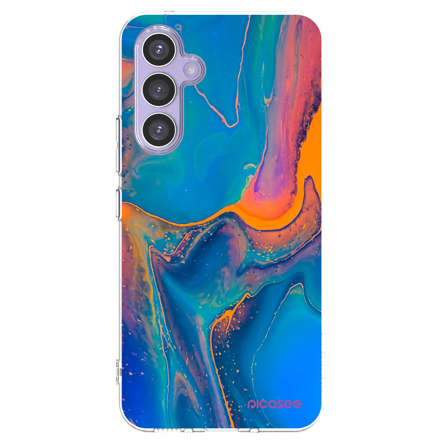Picasee silikonový průhledný obal pro Samsung Galaxy A54 5G A546B - Rainbow