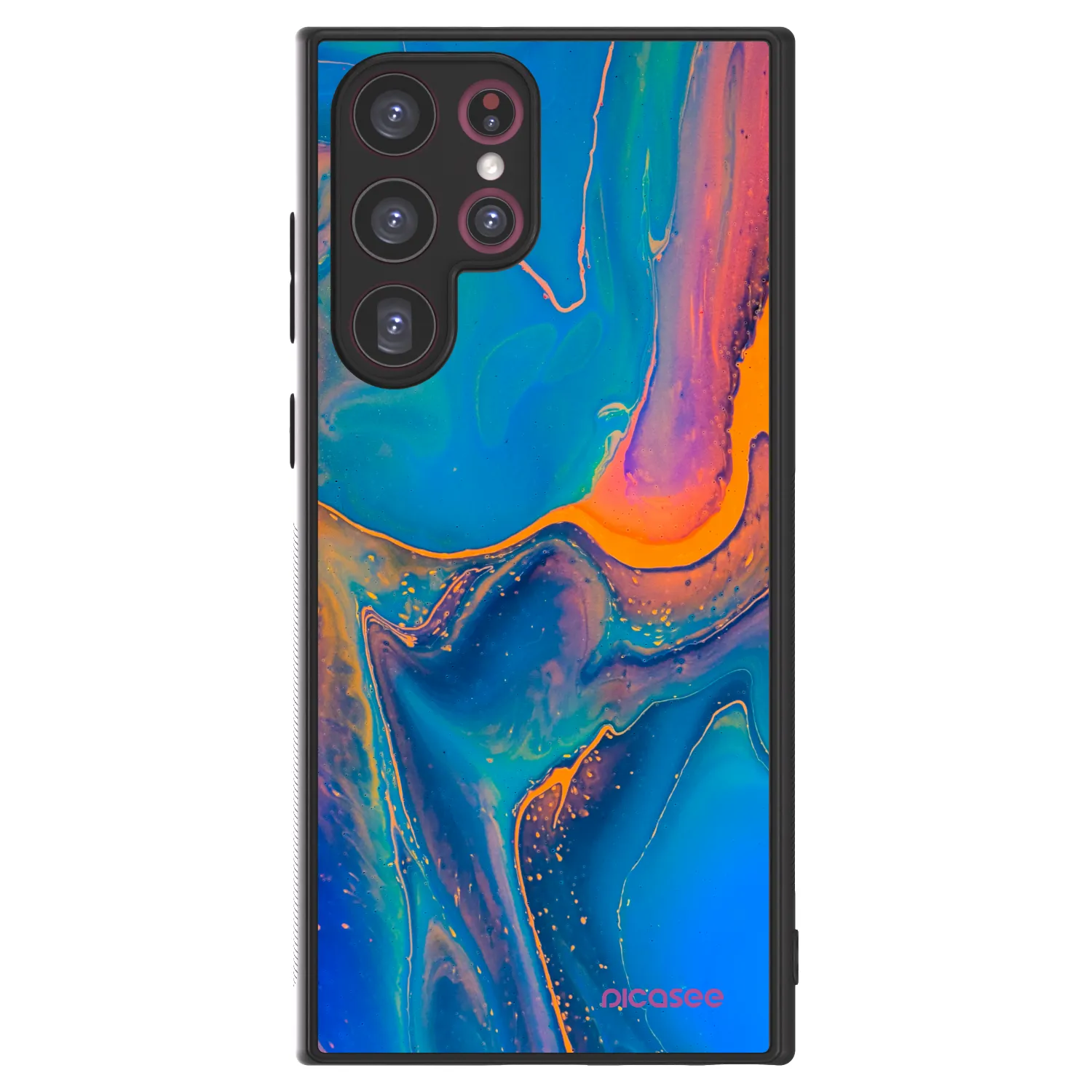 Picasee ULTIMATE CASE PowerShare pro Samsung Galaxy S22 Ultra 5G - Rainbow