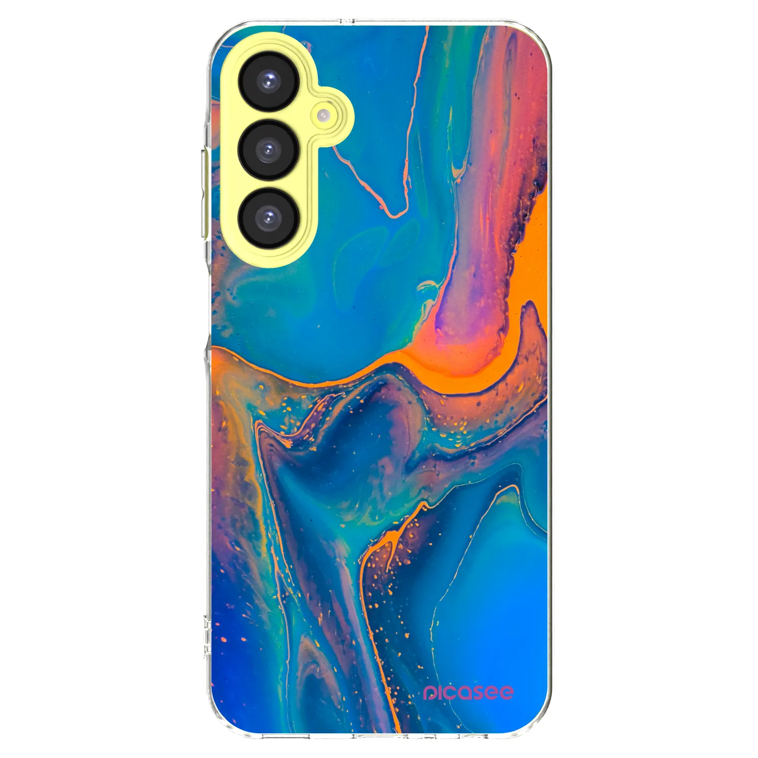 Picasee silikonový průhledný obal pro Samsung Galaxy A25 A256B 5G - Rainbow