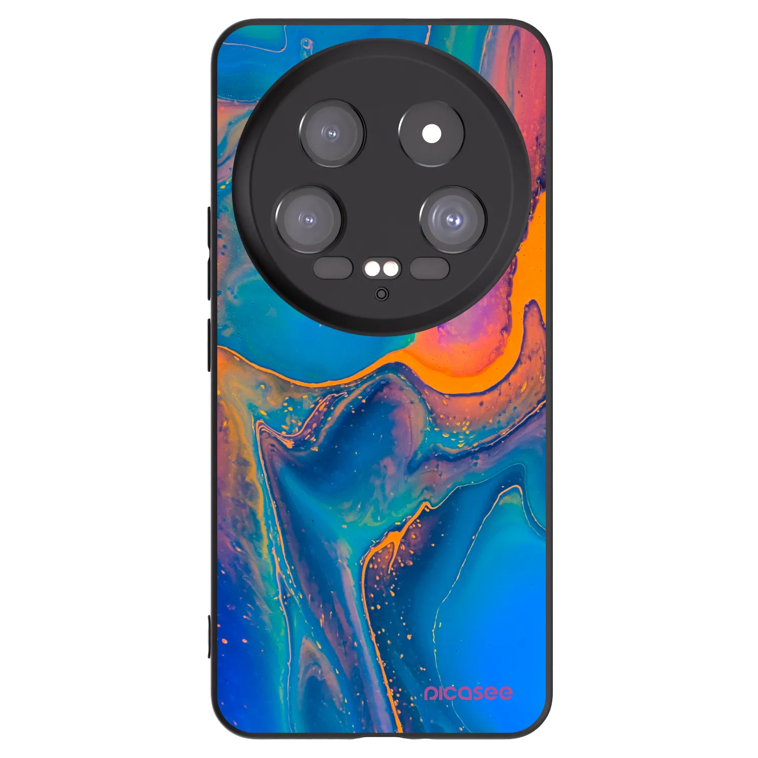 Picasee silikonový černý obal pro Xiaomi 14 Ultra - Rainbow