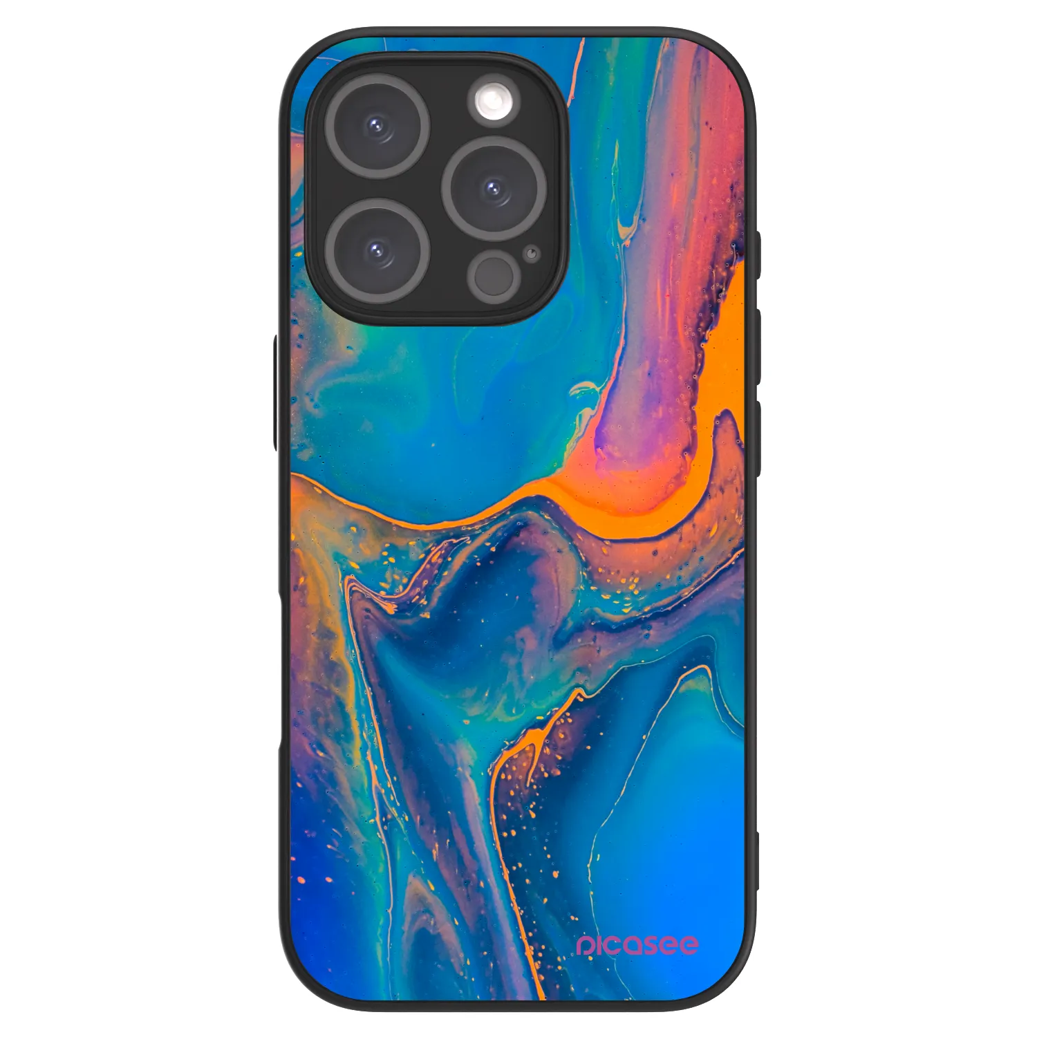 Picasee ULTIMATE CASE MagSafe pro Apple iPhone 16 Pro - Rainbow