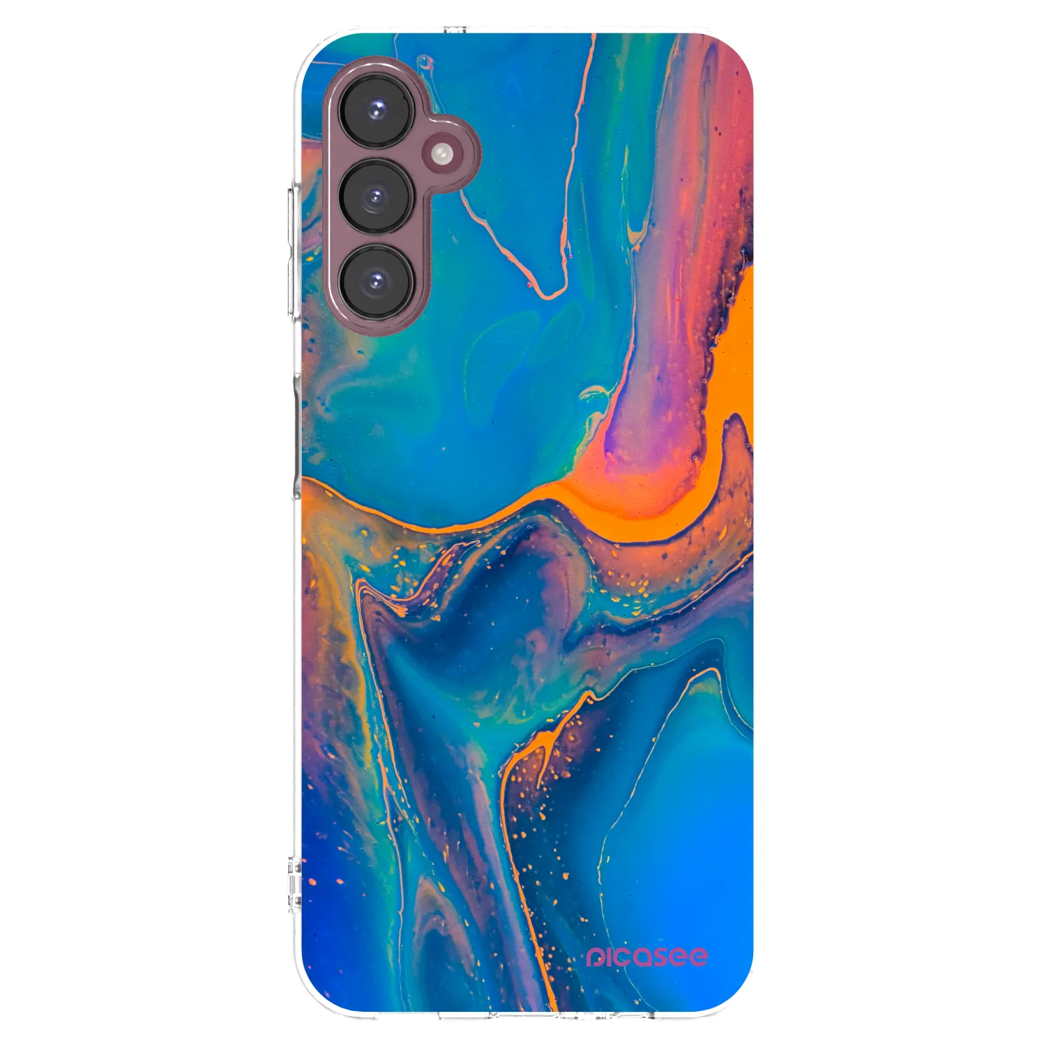 Picasee silikonový průhledný obal pro Samsung Galaxy A05s A057G - Rainbow