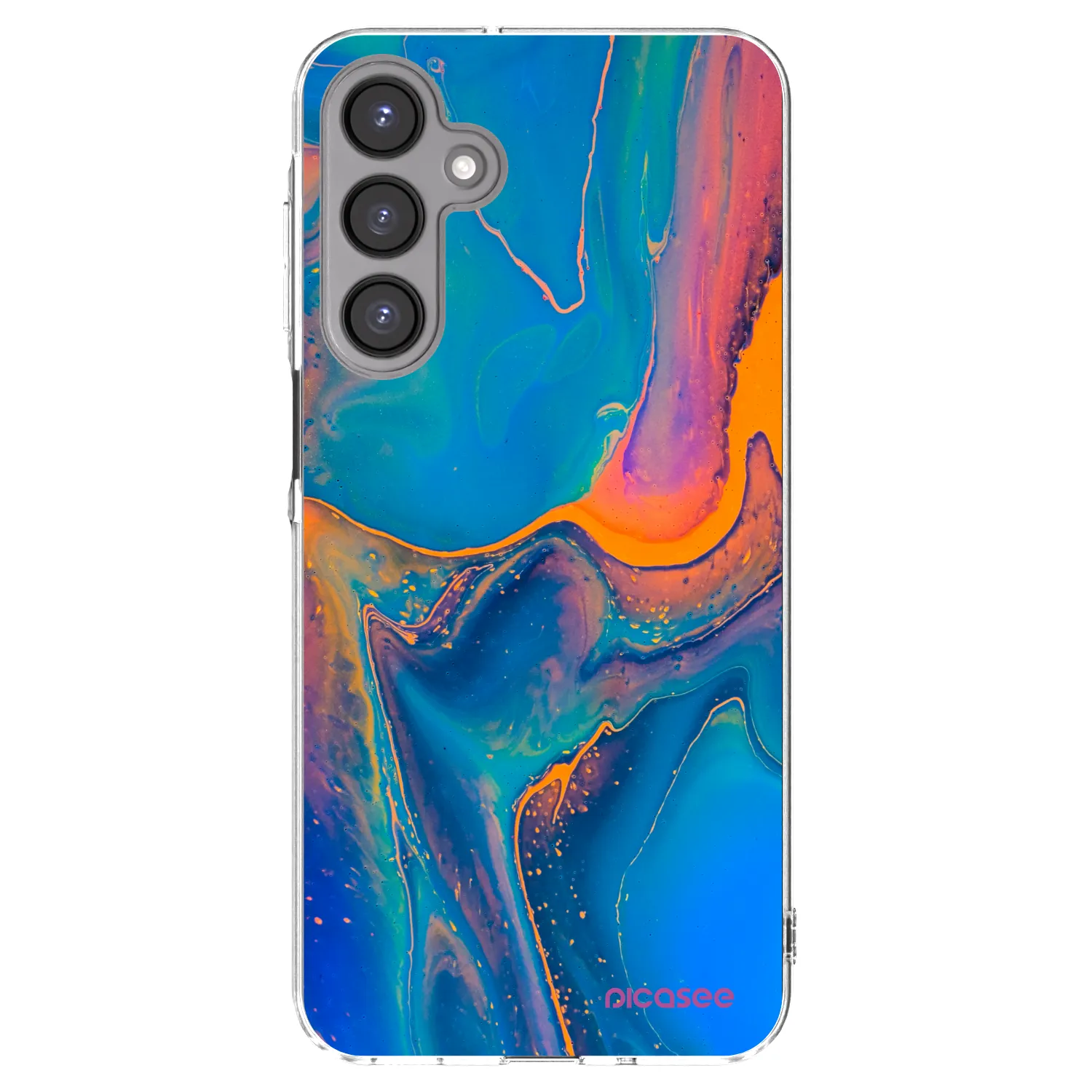 Picasee silikonový průhledný obal pro Samsung Galaxy A16 5G - Rainbow