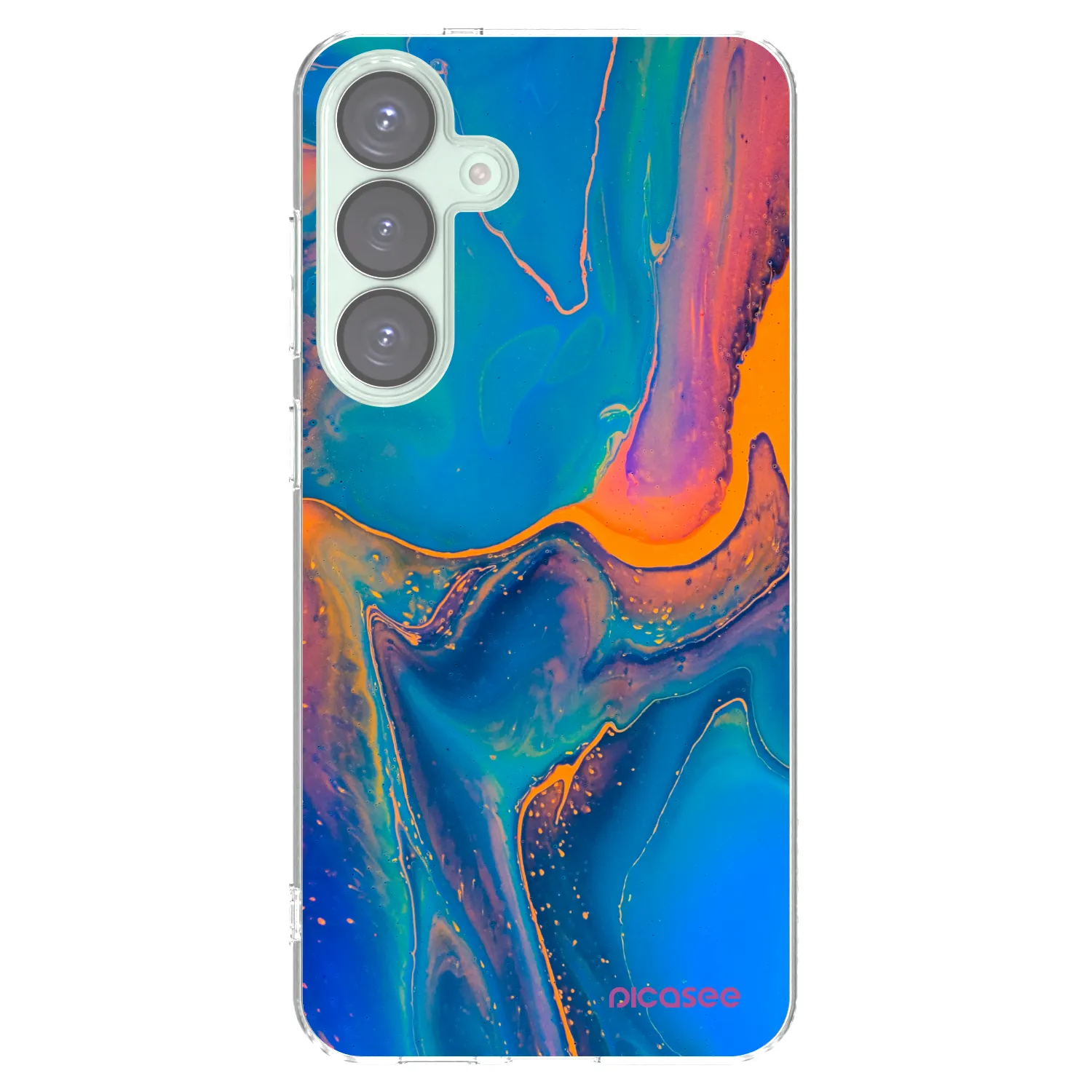 Picasee silikonový průhledný obal pro Samsung Galaxy S25+ 5G - Rainbow