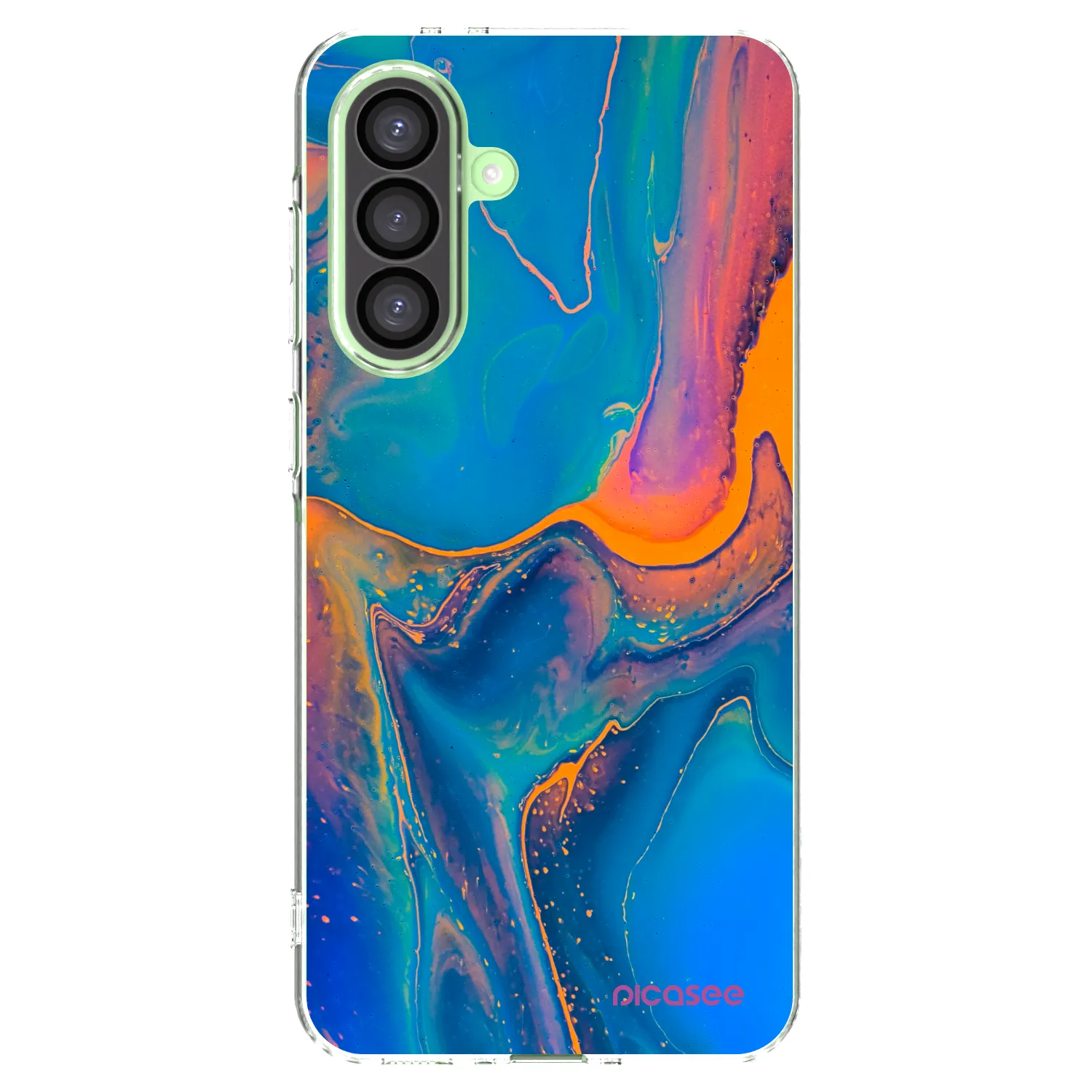 Picasee silikonový průhledný obal pro Samsung Galaxy A26 5G A266B - Rainbow