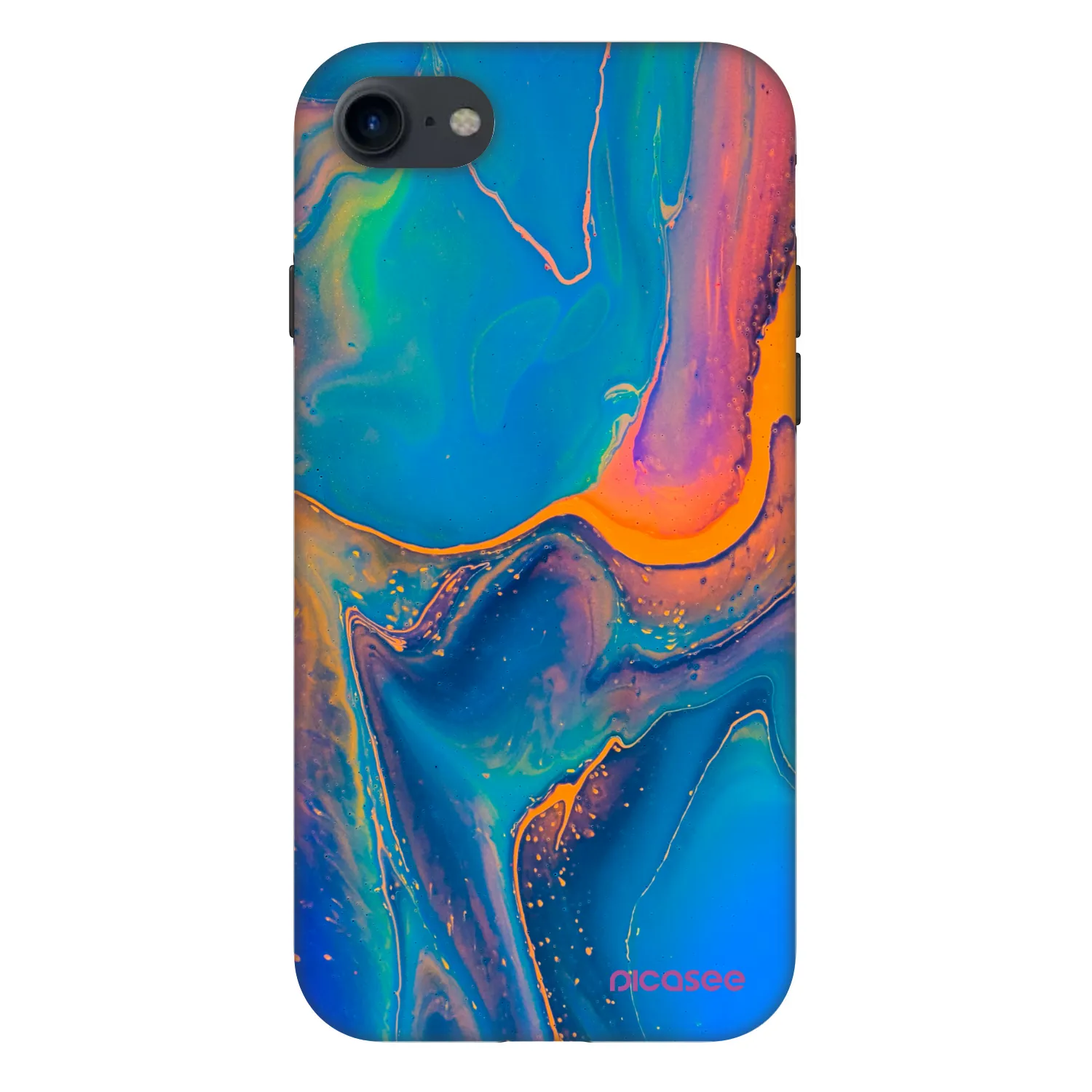 Picasee Fashion Case pro Apple iPhone SE 2022 - Rainbow