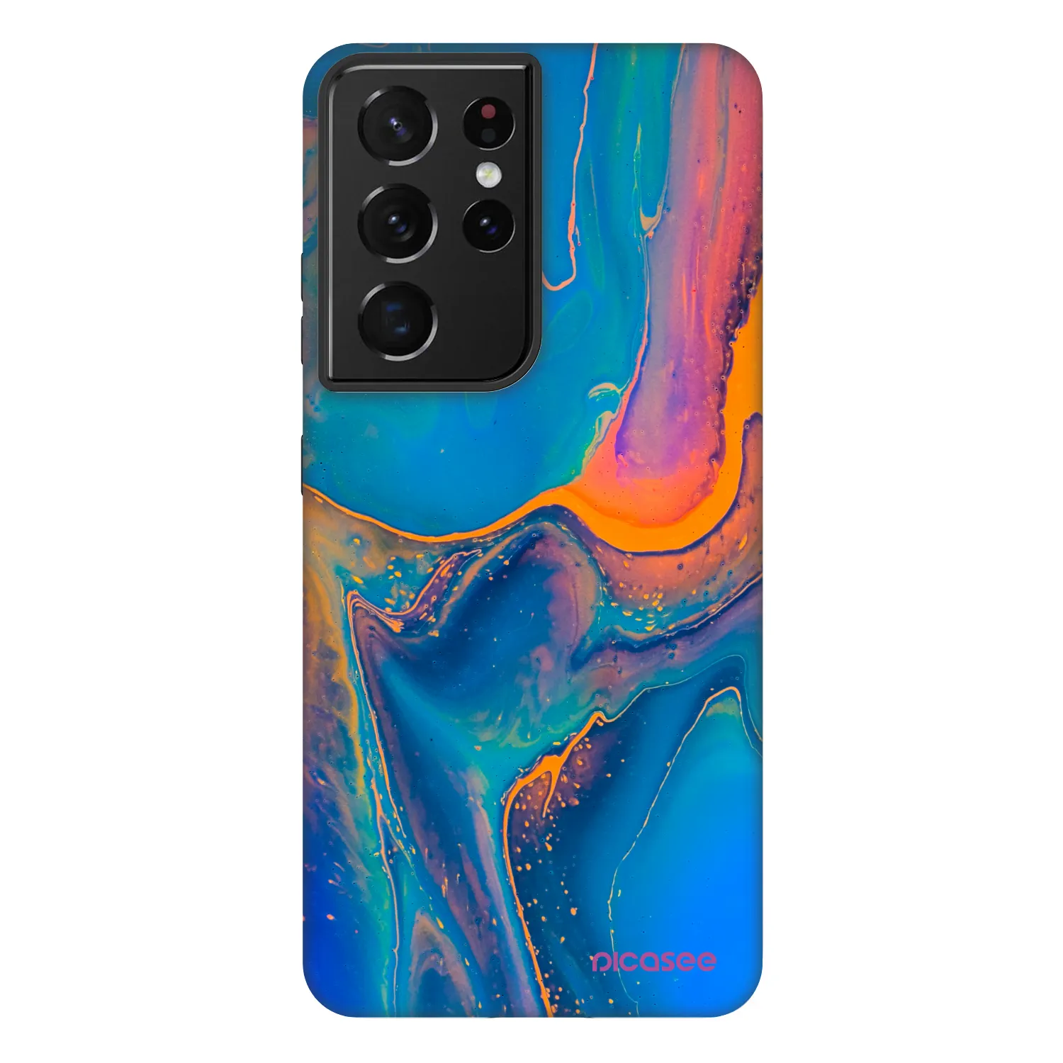 Picasee Fashion Case pro Samsung Galaxy S21 Ultra 5G G998B - Rainbow