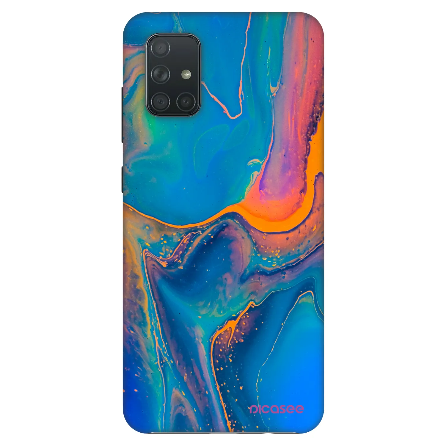 Picasee Fashion Case pro Samsung Galaxy A71 A715F - Rainbow