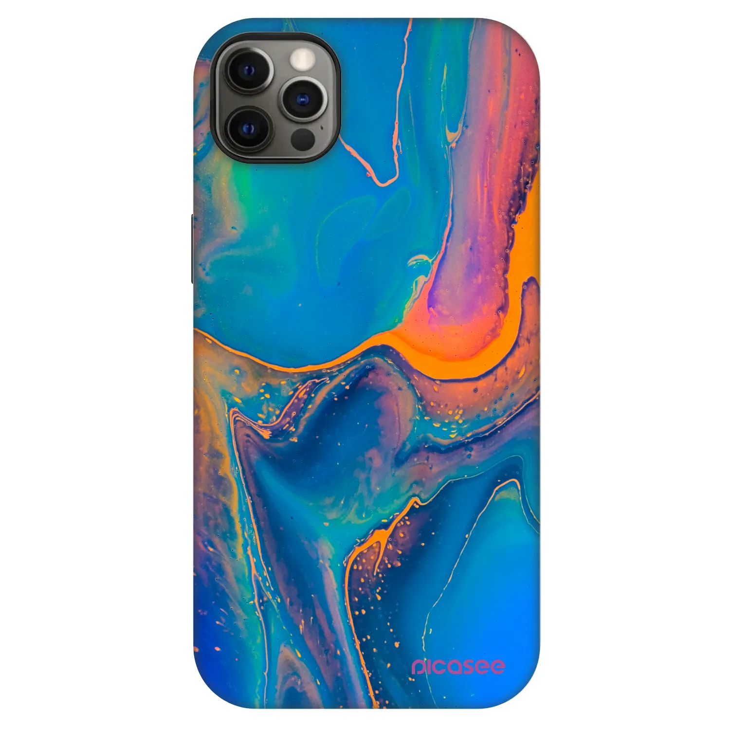 Picasee Fashion Case MagSafe Apple iPhone 12 Pro Max - Rainbow