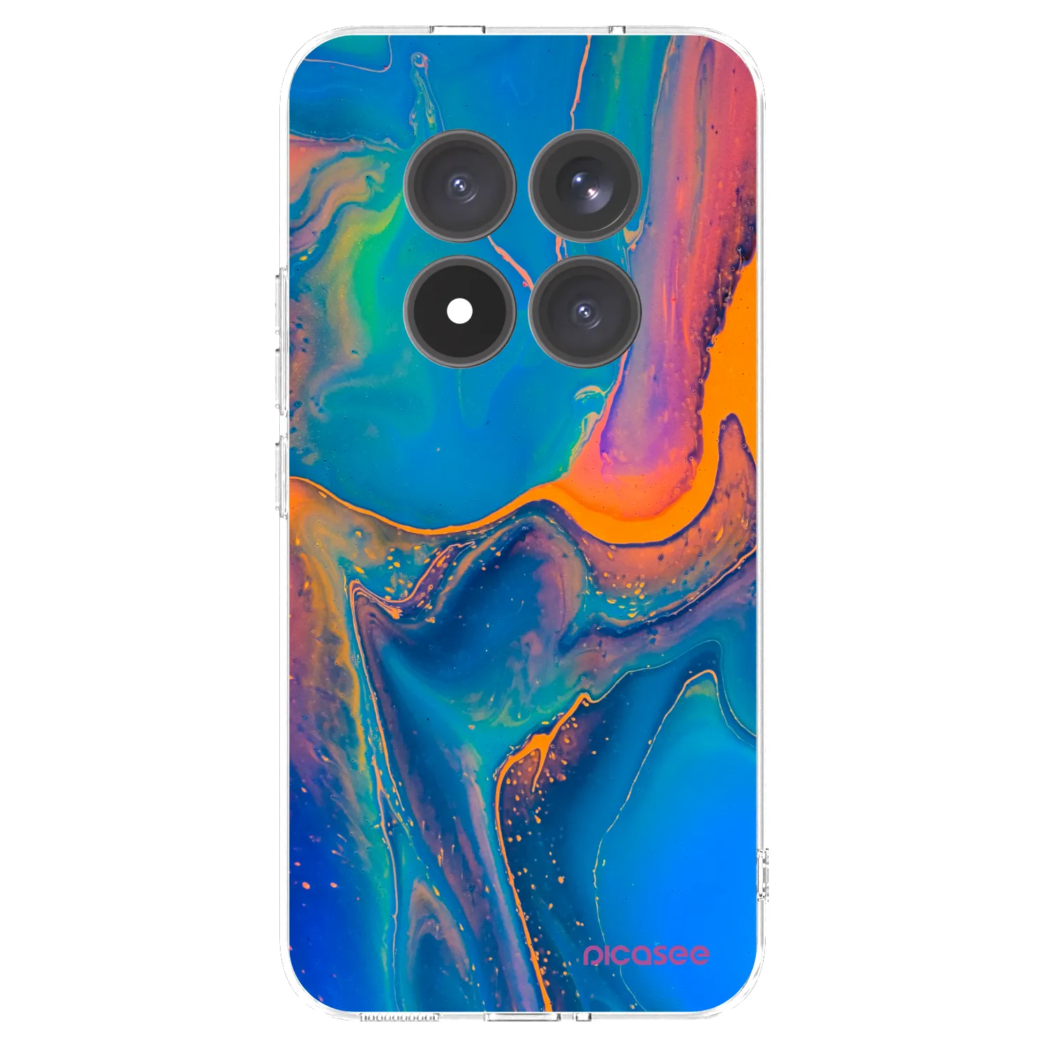 Picasee silikonový průhledný obal pro Xiaomi Redmi Note 15 Pro+ - Rainbow