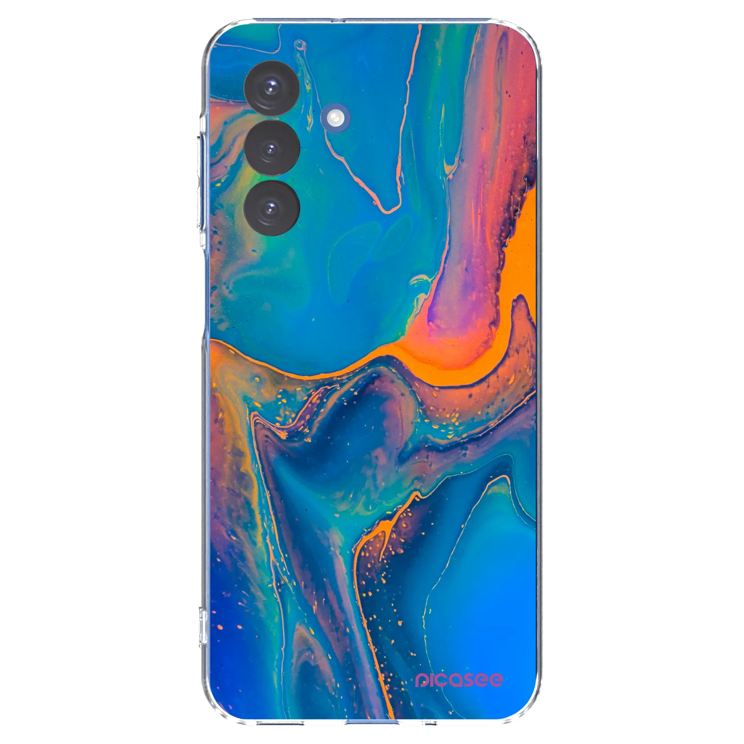 Picasee silikonový průhledný obal pro Samsung Galaxy A17 5G - Rainbow