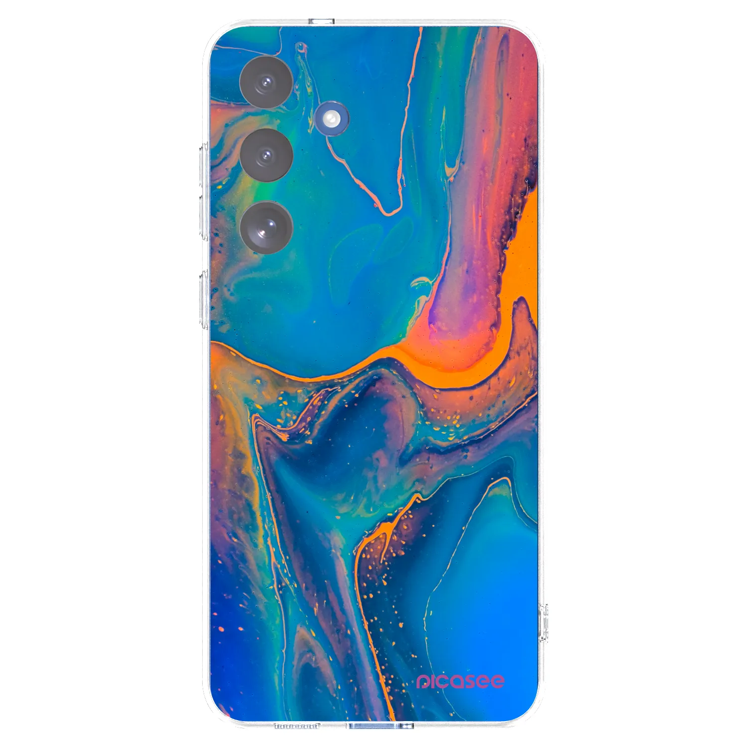 Picasee silikonový průhledný obal pro Samsung Galaxy S25 FE 5G - Rainbow