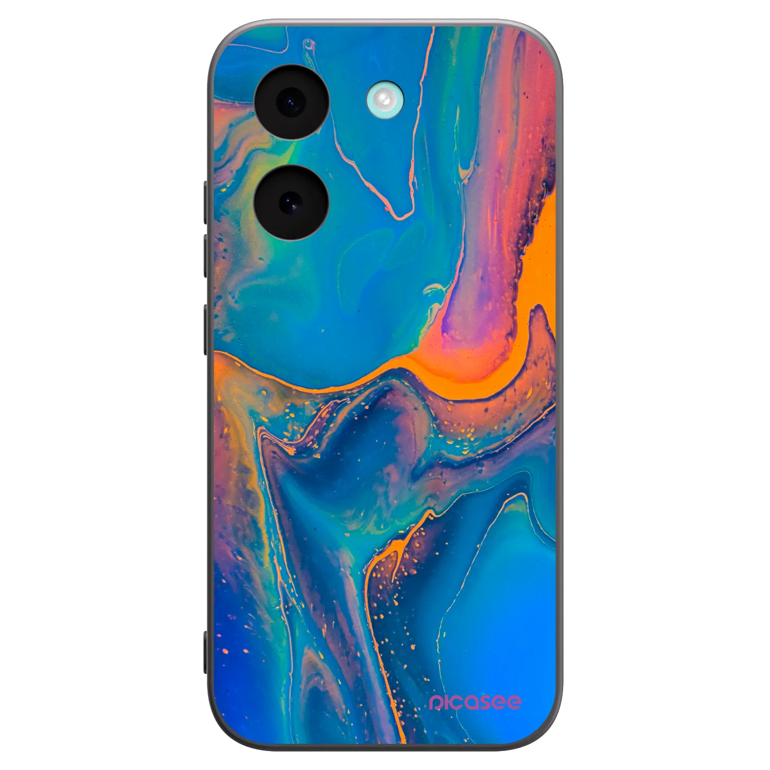Picasee silikonový černý obal pro Xiaomi Poco X8 Pro - Rainbow