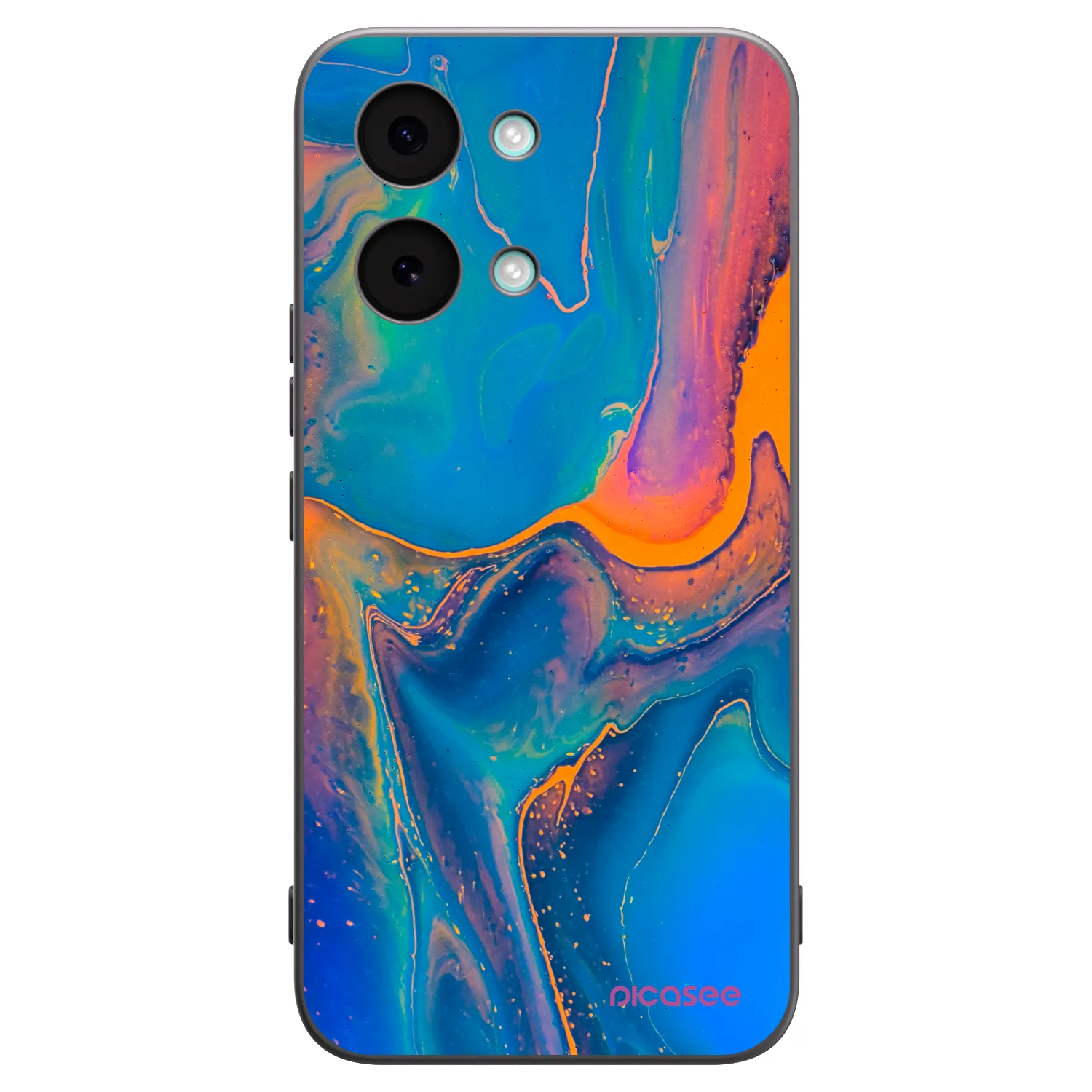 Picasee silikonový černý obal pro Xiaomi Poco X8 Pro Max - Rainbow