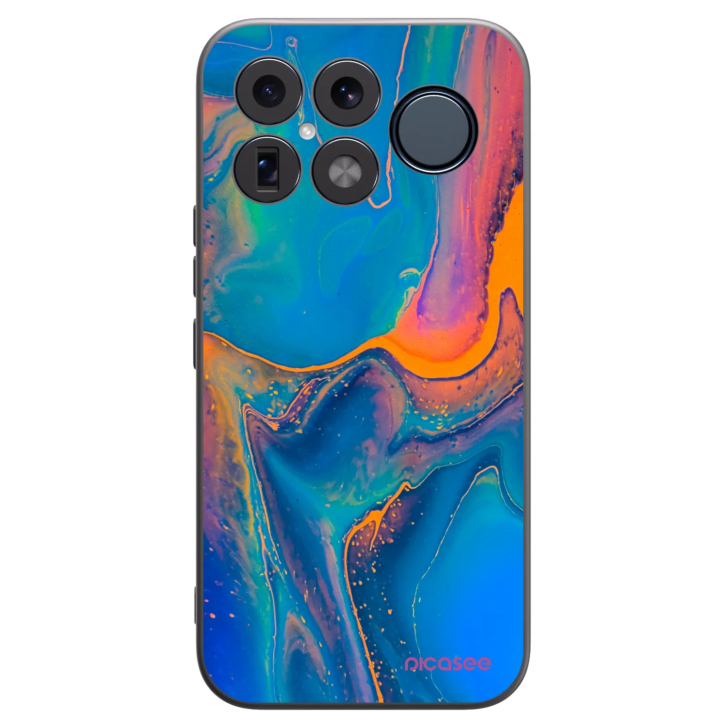 Picasee silikonový černý obal pro Xiaomi Poco F8 Ultra - Rainbow