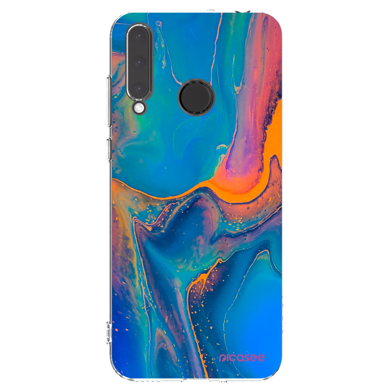 Picasee silikonový průhledný obal pro Honor 20 Lite - Rainbow