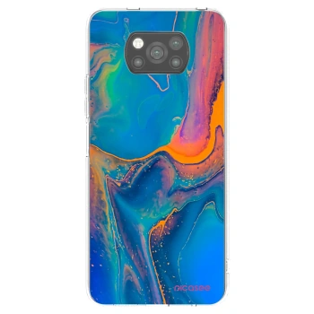 Picasee silikonový černý obal pro Xiaomi Poco X3 - Rainbow