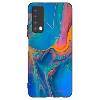Picasee silikonový černý obal pro Huawei P Smart 2021 - Rainbow