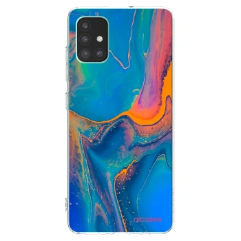 Picasee silikonový průhledný obal pro Samsung Galaxy M51 M515F - Rainbow
