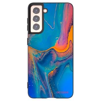 Picasee silikonový černý obal pro Samsung Galaxy S21 5G G991B - Rainbow